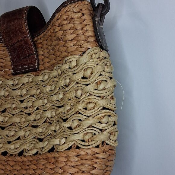 BRIGHTON STRAW SHOULDER BAG FTL-05-016 - Picture 4 of 9